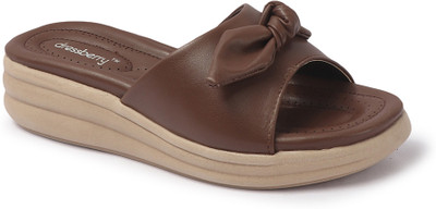 Dressberry Women Flats(Brown , 6)