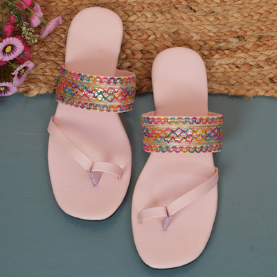 Ramkudi Women Flats(Pink , 4)