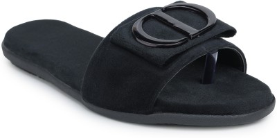 Rimboll Women Flats(Black , 4)