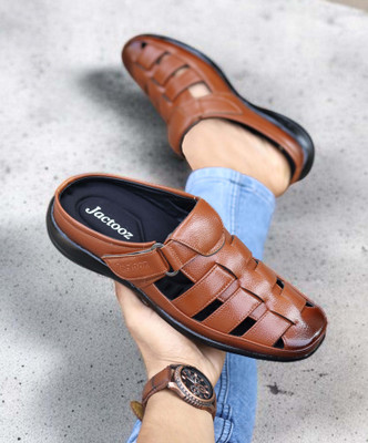 Jactooz Men Casual(Tan , 8)