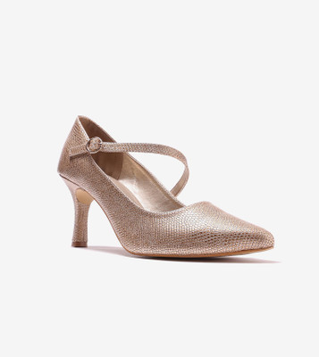 Pair-Ie Tales Women Heels(Gold , 5)