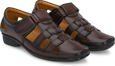 VibeX Men Casual(Brown , 10)