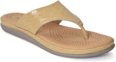 AJANTA Women Flats(Tan , 5)