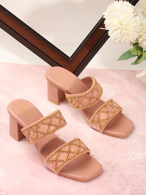 ANOUK Women Heels(Pink , 8)