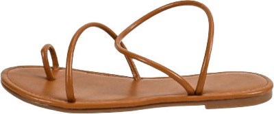 Kiwaoo Women Flats(Brown , 8)