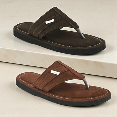 rajeraj Men Sandals(Olive, Tan , 9)