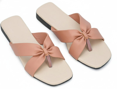 HooShoe Women Flats(Pink , 9)