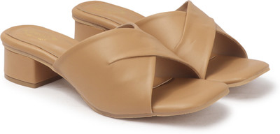 Denill Women Heels(Beige , 4)