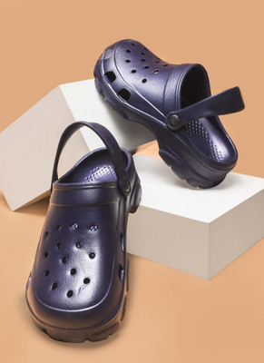 BERSACHE Men Clogs(Blue , 9)