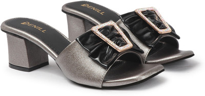 Denill Women Heels(Grey , 4)