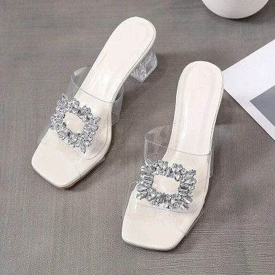 TOSHINA SHOES KING Women Heels(White , 7)