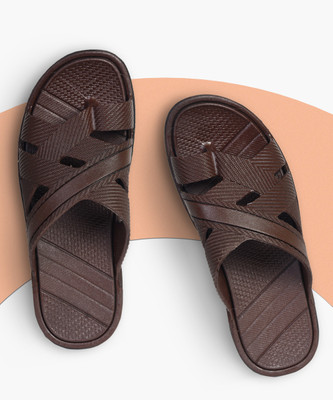 AJANTA Men Flats(Brown , 7 UK/India)
