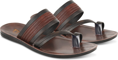 TRUMP Men Sandals(Brown , 8)