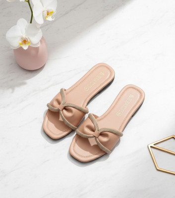 TERRATOES Women Flats(Brown , 4)