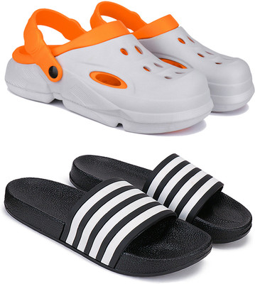 ORICUM Men Clogs(Multicolor , 10)