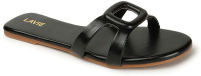 LAVIE Women Flats(Black , 6)