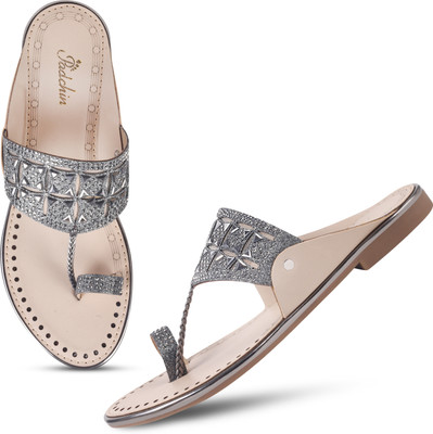 Padchin Women Flats(Grey , 7)