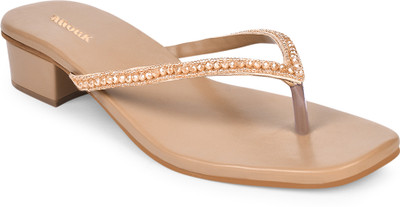 ANOUK Women Heels(Beige , 5)