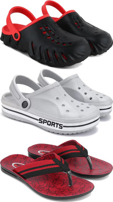 DRACKFOOT Men Clogs(Red , 6)