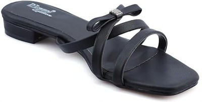DLORZERI Women Heels(Black , 8)