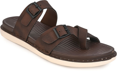 SNEAKLAB Men Sandals(Brown , 10)
