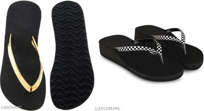 JSStyle Women Flats(Black, Black , 4)