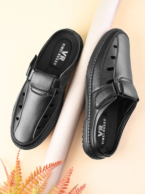 VINCI RUSSO Men Casual(Black , 6)