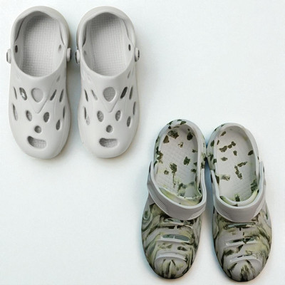 Monrav Men Clogs(Off White, Multicolor , 6)