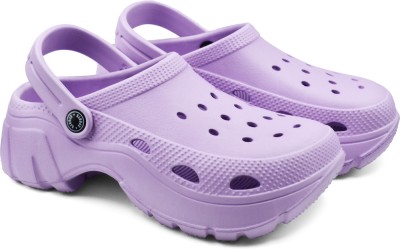 RADDZ SPORTS Women Clogs(Purple , 8)