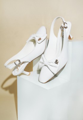 jm looks Women Heels(White , 3)