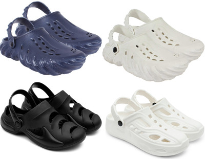 Golf Men Clogs(Navy, White, Black, White , 7)