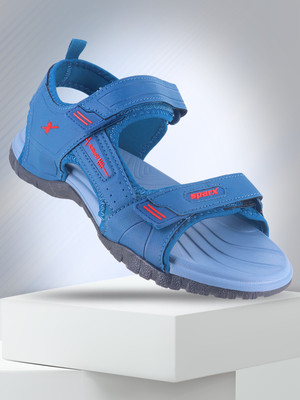 Sparx Men Casual(Blue, Red , 8)