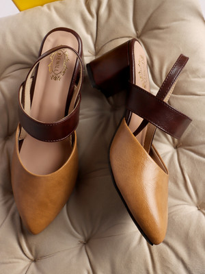 Denill Women Heels(Brown , 8)