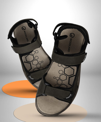 WOODLAND Men Sandals(Olive , 6)