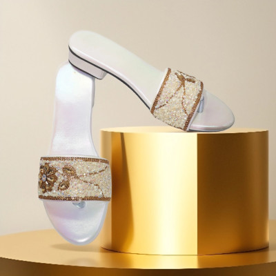 Dream Makers Women Flats(White , 4)