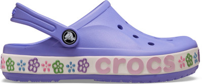 CROCS Bayaband Flower Band Women Clogs(Purple , 7)