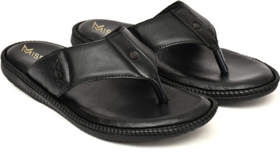 missas group Men Sandals(Black , 6)