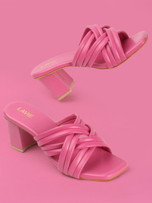 LAVIE Women Heels(Pink , 6)