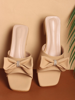 Alishtezia Women Heels(Tan , 8)