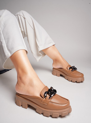 jm looks Women Casual(Beige , 4)