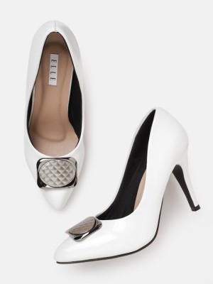 Elle Women White Heels