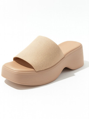 GG360 Women Wedges(Beige , 8)