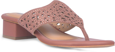 Bata Women Heels(Pink , 3)