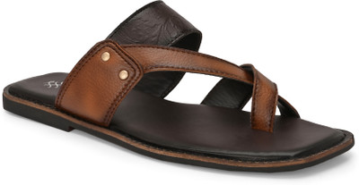 House of Pataudi Men Sandals(Tan , 7)
