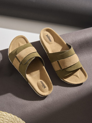 Roadster Men Sandals(Olive , 11)