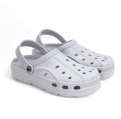 HOTSTYLE Men Clogs(Grey , 9)