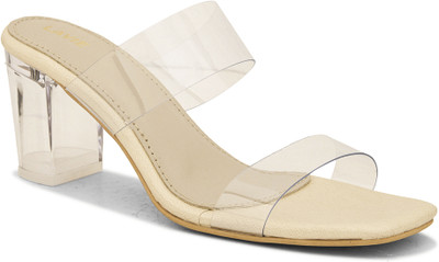 LAVIE Women Heels(Beige , 6)