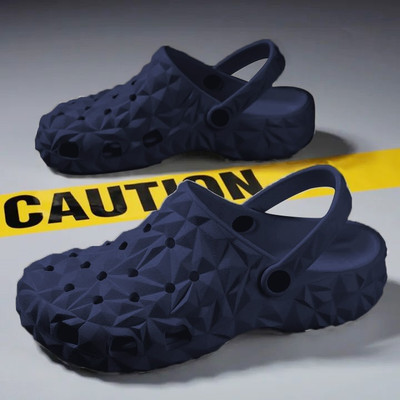 RICHMEN Men Clogs(Navy , 10)