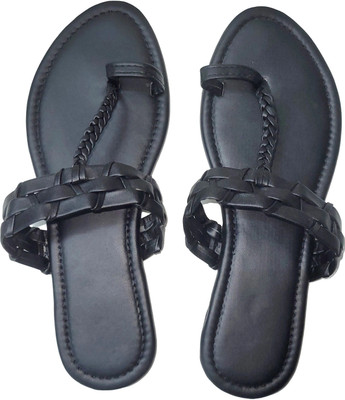 XiZUii Women Flats(Black , 4)