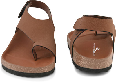APPELON Men Sandals(Tan , 5)